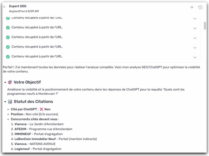 Agent Expert Positionnement