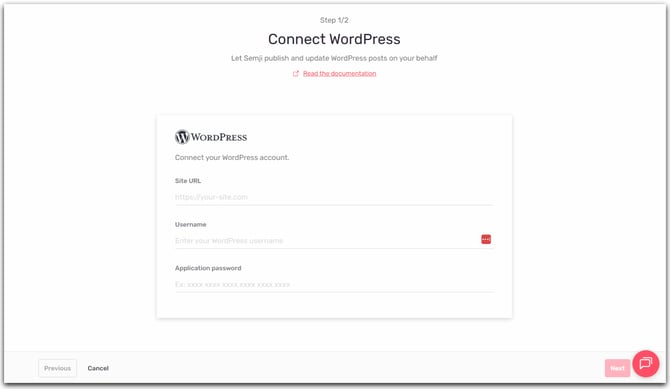 Connect Wordpress