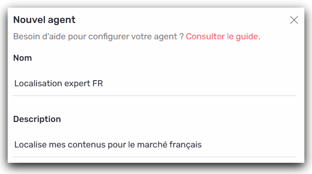 Nom description agent expert en localisation