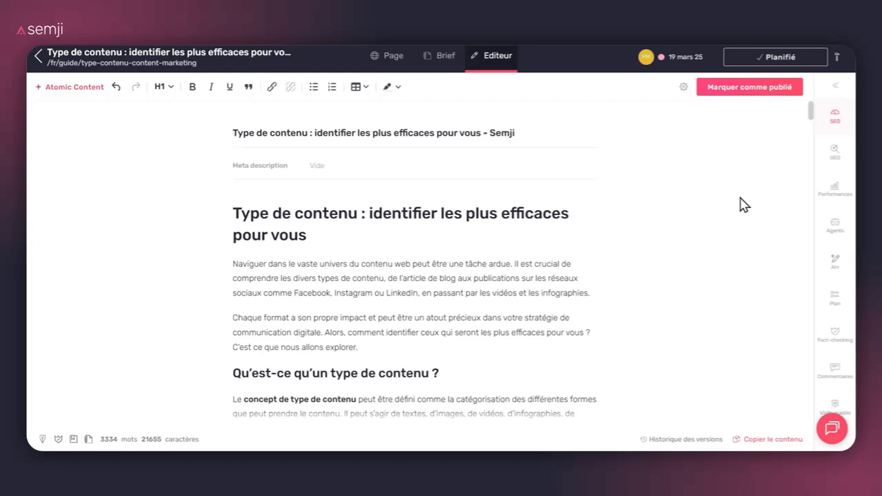 accès configuration agent assistant rése soci