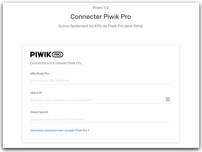 connecter piwik-pro etape-1