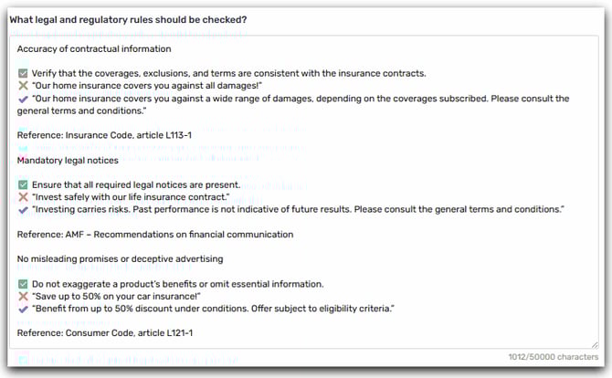 legal and regulatory rules