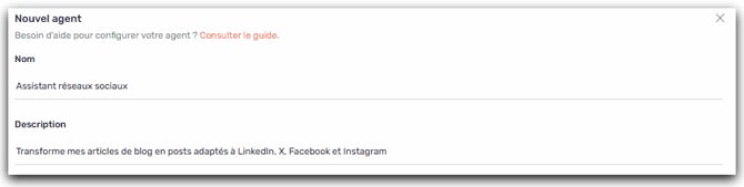 nom description agent reseaux sociaux