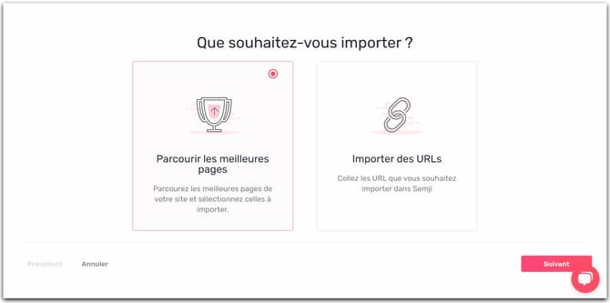 parcourir meilleur page