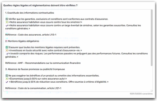 règles conformité agent expert légale