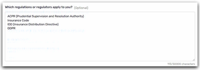 regulations or regulators apply