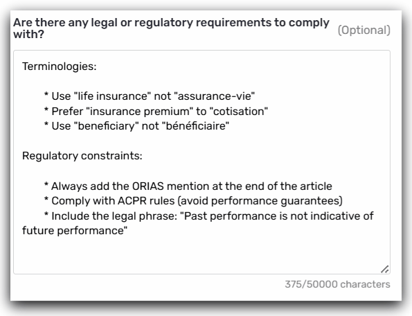 requirements agent content localizer