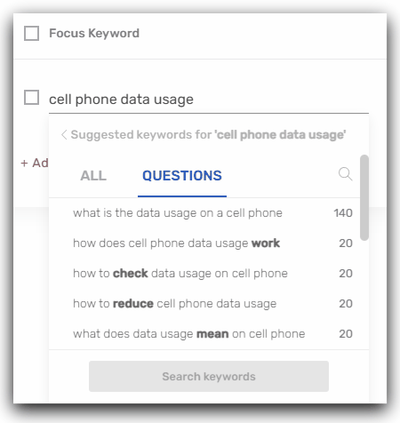 suggested-keyword-questions