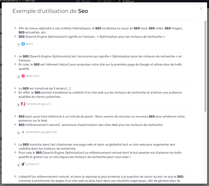 exemple dusage